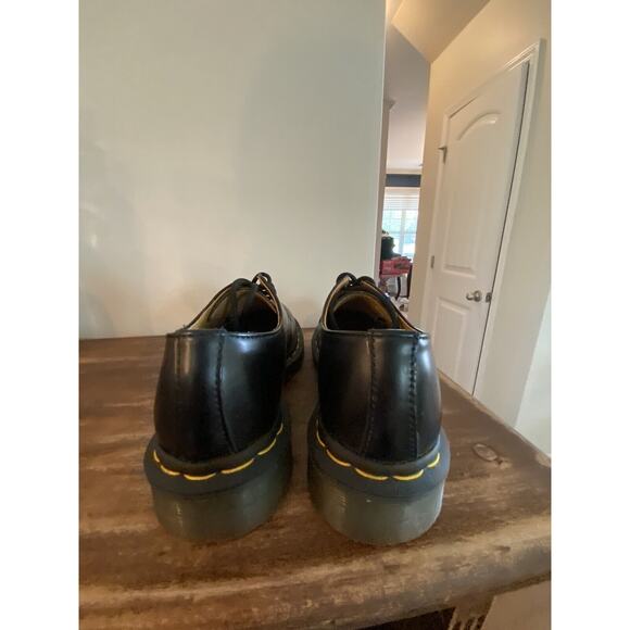 NEW Dr. Martens Oxford Smooth Leather Women’s Sz 6 AW004‎ GV10T Black Lace-up - Picture 6 of 7